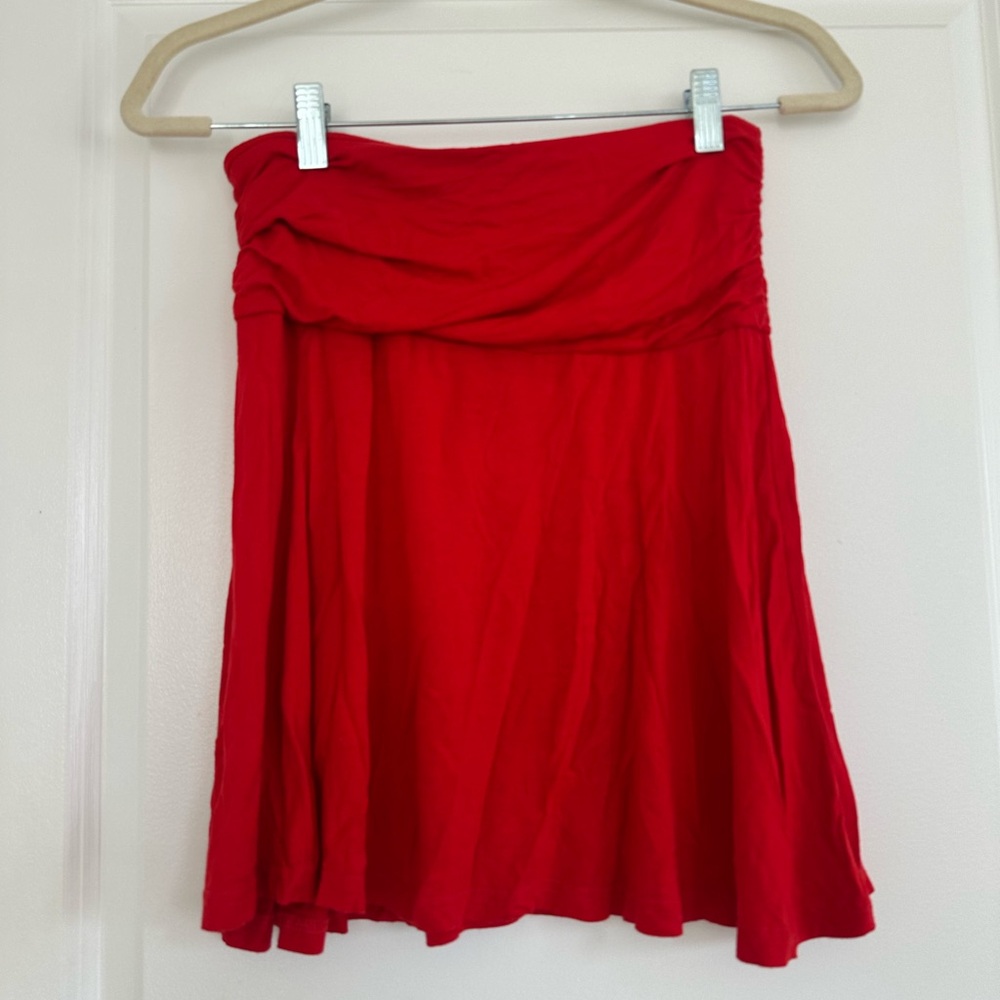H&M Women’s Red Mini Flowy Skirt